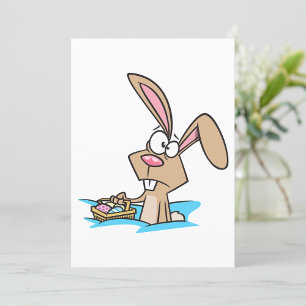 Invitation Lapin De Pâques Avec Panier