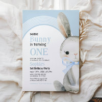 Lapin Lapin Arc Bleu 1er anniversaire garçon