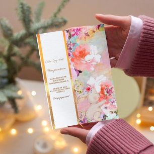 Invitation Lapin Lapin Coloré Chasse aux oeufs de Pâques Brun