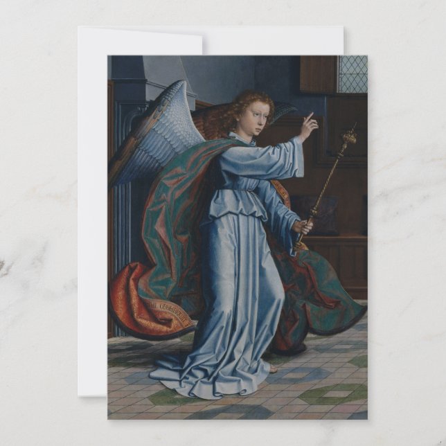 Invitation L'Archange Gabriel par Gerard David (Devant)