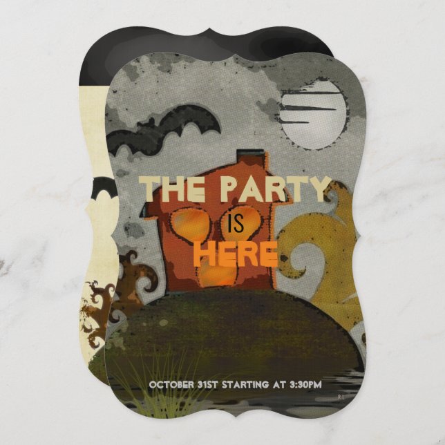 Invitation L'art folk fantaisiste des Spookz (Devant / Derrière)