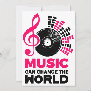Invitation L'art musical La musique peut changer le monde
