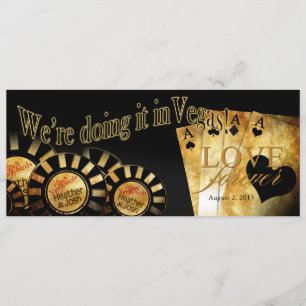 Invitation Las Vegas Deluxe Mariage