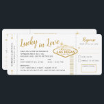 Invitation Las Vegas Destination Mariage Pass Embarquement Bi<br><div class="desc">Mariage à Las Vegas destination mariage carte d'embarquement billet d'avion invitation avec carte RSVP coupé en faux or et blanc chic. Les invités se réjouissent de ces invitations de mariage de destination amusante! Tout ce qui se trouve sur le modèle de conception peut être modifié lorsque vous cliquez sur "customiser...</div>