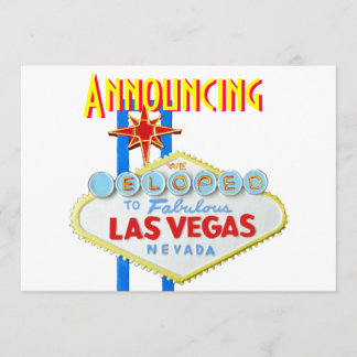 Invitation Las Vegas épousant nous avons attaché le