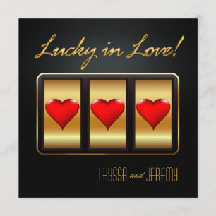 Invitation Las Vegas Lucky in Love Réception