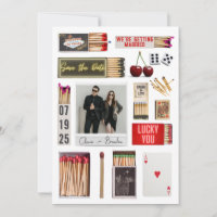 Las Vegas Matchbox Art Photo Wedding Enregistrer l