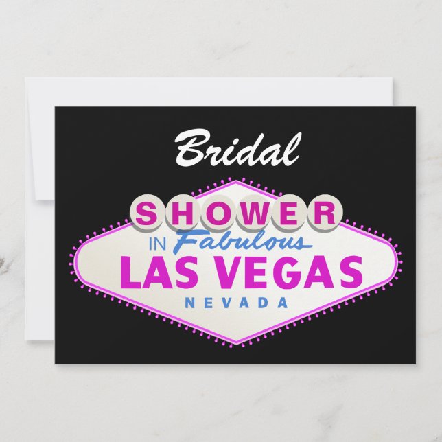 Invitation Las Vegas signe mariage de destination enterrement (Devant)