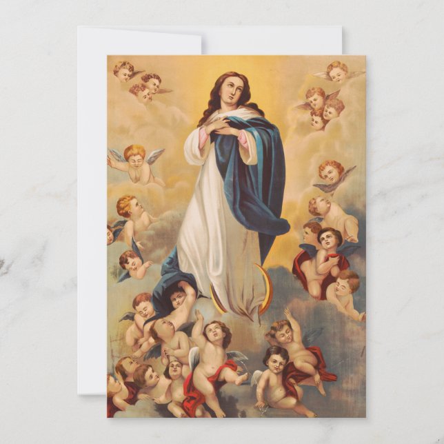 Invitation L'Assomption de la Vierge Marie (Devant)