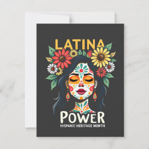 Invitation Latina Power Mois du patrimoine hispanique