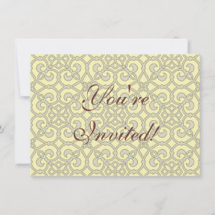 Invitation Latis Motif géométrique