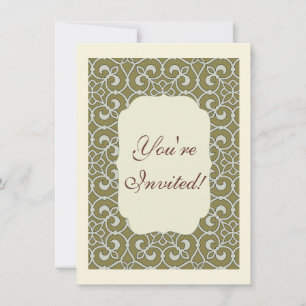 Invitation Latis Motif géométrique