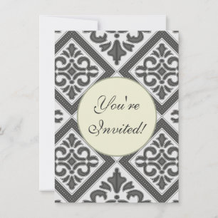 Invitation Latis Motif géométrique