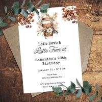Latte Fun Coffee 90e anniversaire adulte