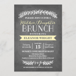 Invitation Laurel Mother Fille Brunch