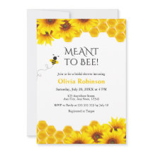 Lavage de mariée en nid d'abeille Meant to Bee 