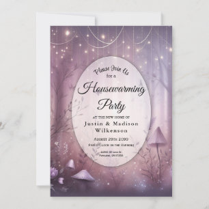Invitation Lavande Magique Fée Lumières Foyer