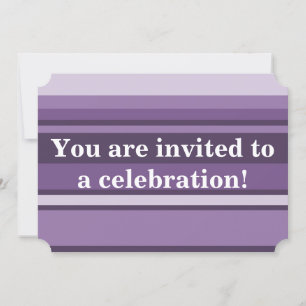 Invitation Lavande monogramme