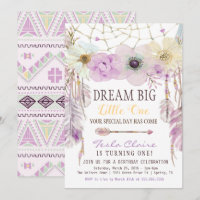 Lavande & Purple Dream Catcher Boho Anniversaire