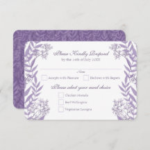 Lavande violet Mariage Vintage Botanique