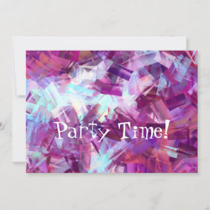 INVITATION LAVENDER FLEURS