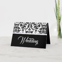 Lavender Love Black & White Mariage damassé