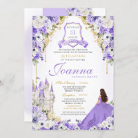 Lavender Purple Gold Royal Princess Castle Québec