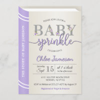 Lavender Storybook Librairie Baby Girl Sprinkl