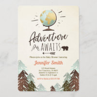 L'aventure attend le cru d'invitation de baby