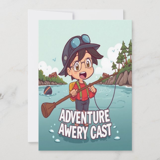 Invitation L'aventure d'Avery vous attend (Devant)