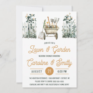 Invitation Lawn & Garden Wedding Shower, Bridal Shower