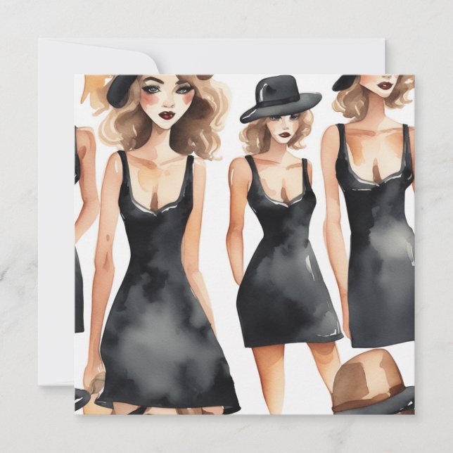 Invitation LBD Grace : Élégance intemporelle pour tous les in (Devant)