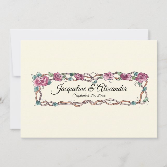 Invitation LC Insérer la calligraphie des expressions d'Audre (Devant)