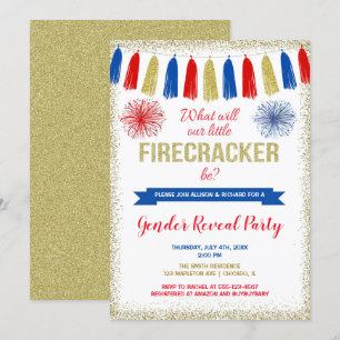 Invitation Le 4 Juillet Sexe Révéler pétard