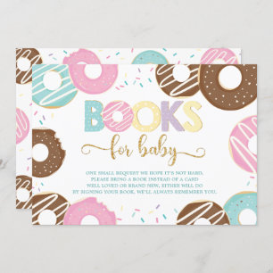 Invitation Le Baby shower aux noix de beigne apporte une cart