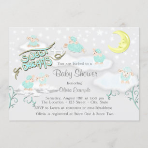 Invitation Le Baby shower de Sweet Dreams