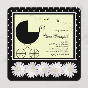 Invitation Le Baby shower des abeilles