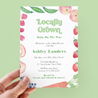 Le Baby shower des fermiers cultivés localement