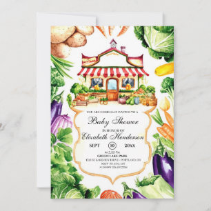 Invitation Le Baby shower du marché des petits agriculteurs