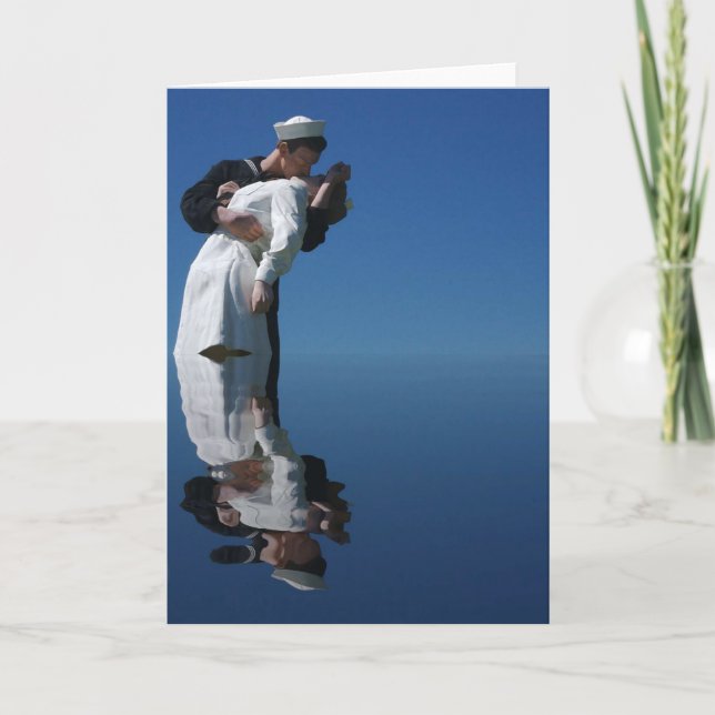 Invitation Le baiser de la Seconde Guerre mondiale, invitatio (Devant)