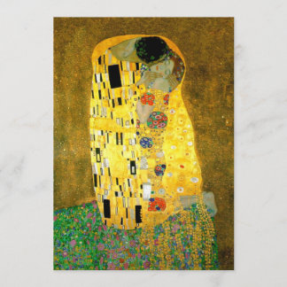 Invitation Le baiser Gustav Klimt épousant l'invitation de |