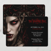 Le Bal Vampire | Fête gothique d'Halloween