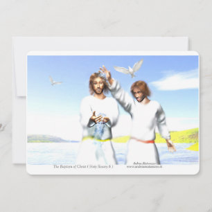 Invitation Le baptême du Christ