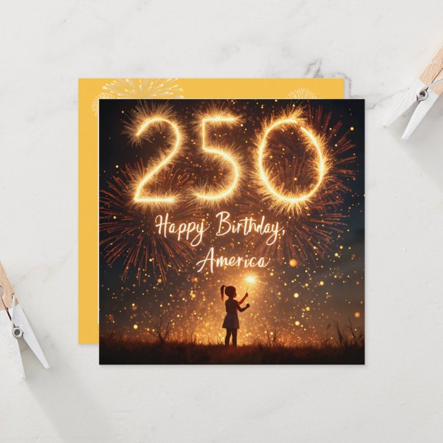 Invitation Le barbecue pour le 250e anniversaire de l'Amériqu (Devant/Arrière en situation)