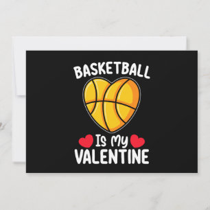 Invitation Le Basket Est Mon Sport De Saint Valentin