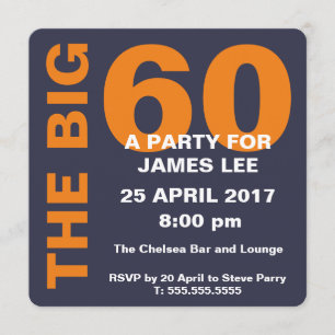 Invitation Le Big 60