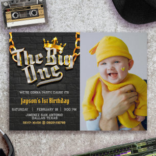 Invitation Le Big One avec paysage photo