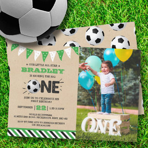 Invitation Le Big One   Football 1er anniversaire photo