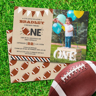 Invitation Le Big One   Football 1er anniversaire photo