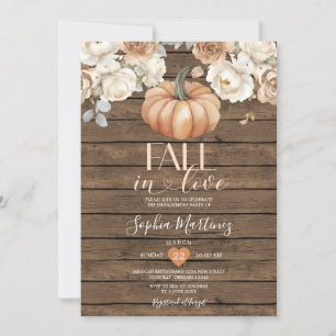 Invitation Le Bois Floral Blanc Tombe Dans L'Amour